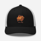 Casquette hot-dog Blanc et noir