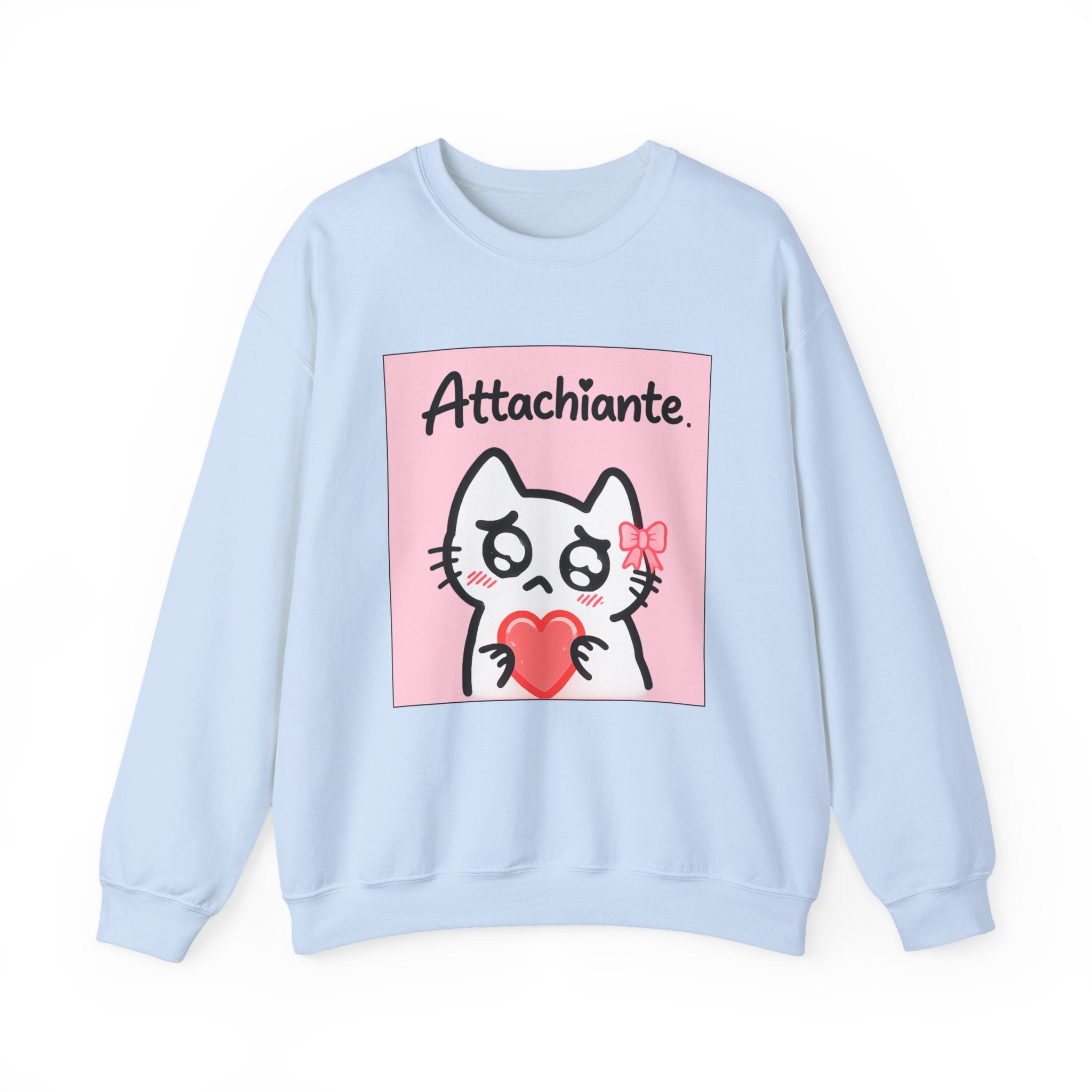 Pull attachiante bleu clair