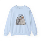 Pull pingouin bleu ciel unisexe
