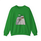 Pull pingouin vert unisexe