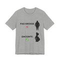 T-shirt annonce grossesse Gris