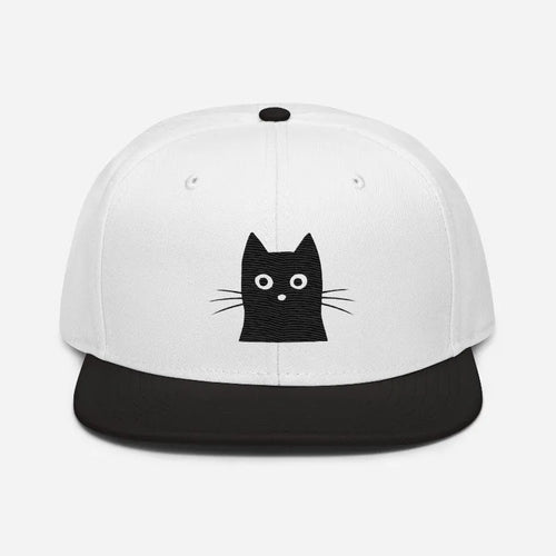 Casquette chat Noir et blanc