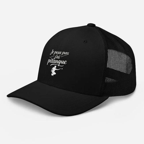 Casquette je peux pas j'ai pétanque