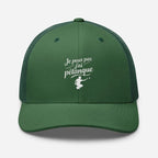 Casquette je peux pas j'ai pétanque Vert