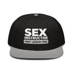 casquette sex instructor gris