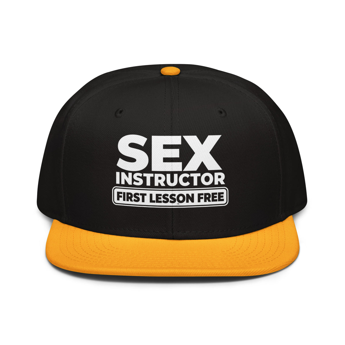 casquette sex instructor jaune