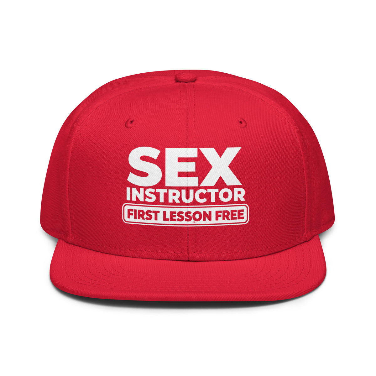 casquette sex instructor rouge