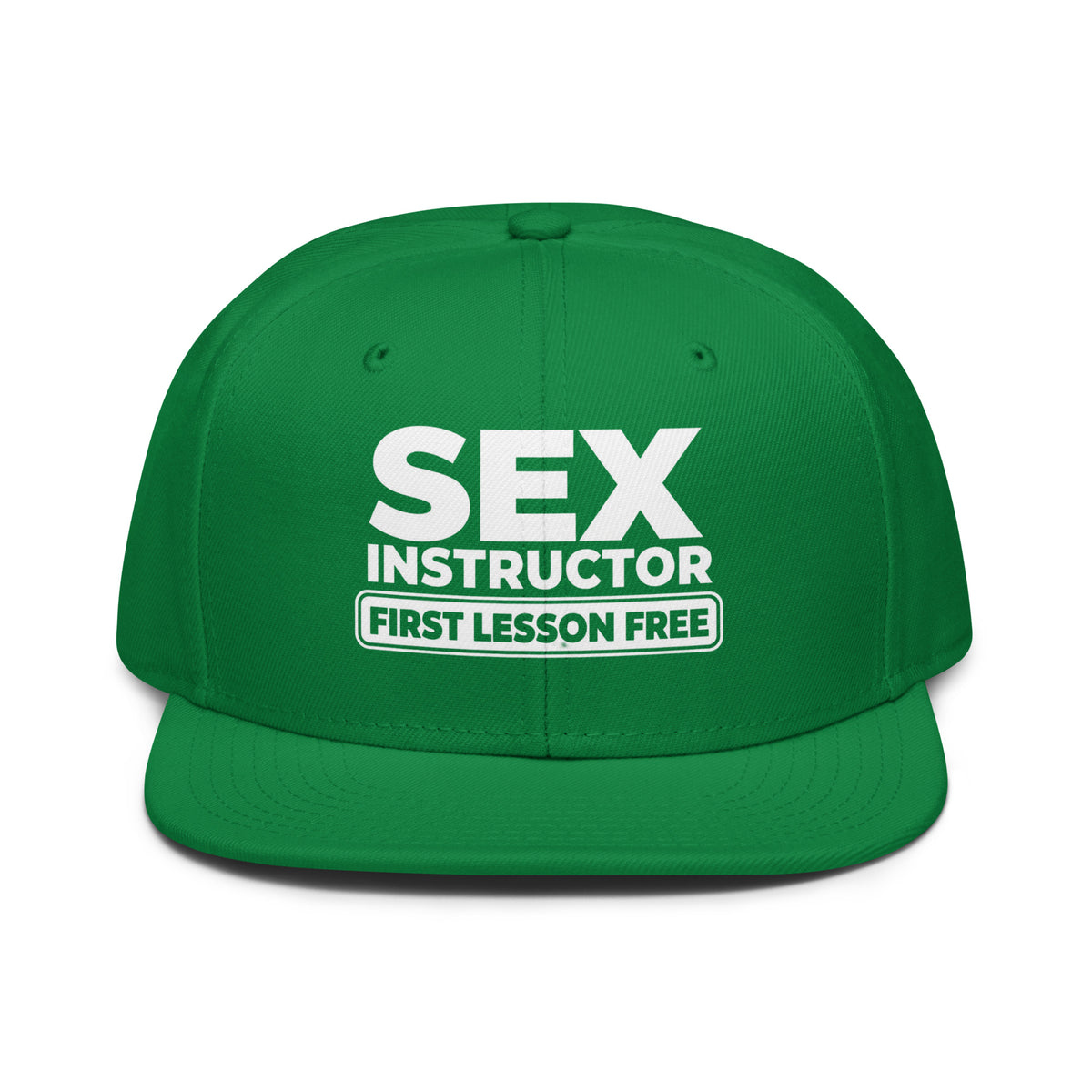 casquette sex instructor vert