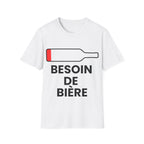 T-shirt bière Blanc