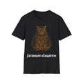 T-shirt chat Noir