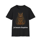 T-shirt chat Noir