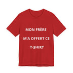 T-shirt grande sœur Version frère rouge