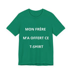 T-shirt grande sœur Version frère verte