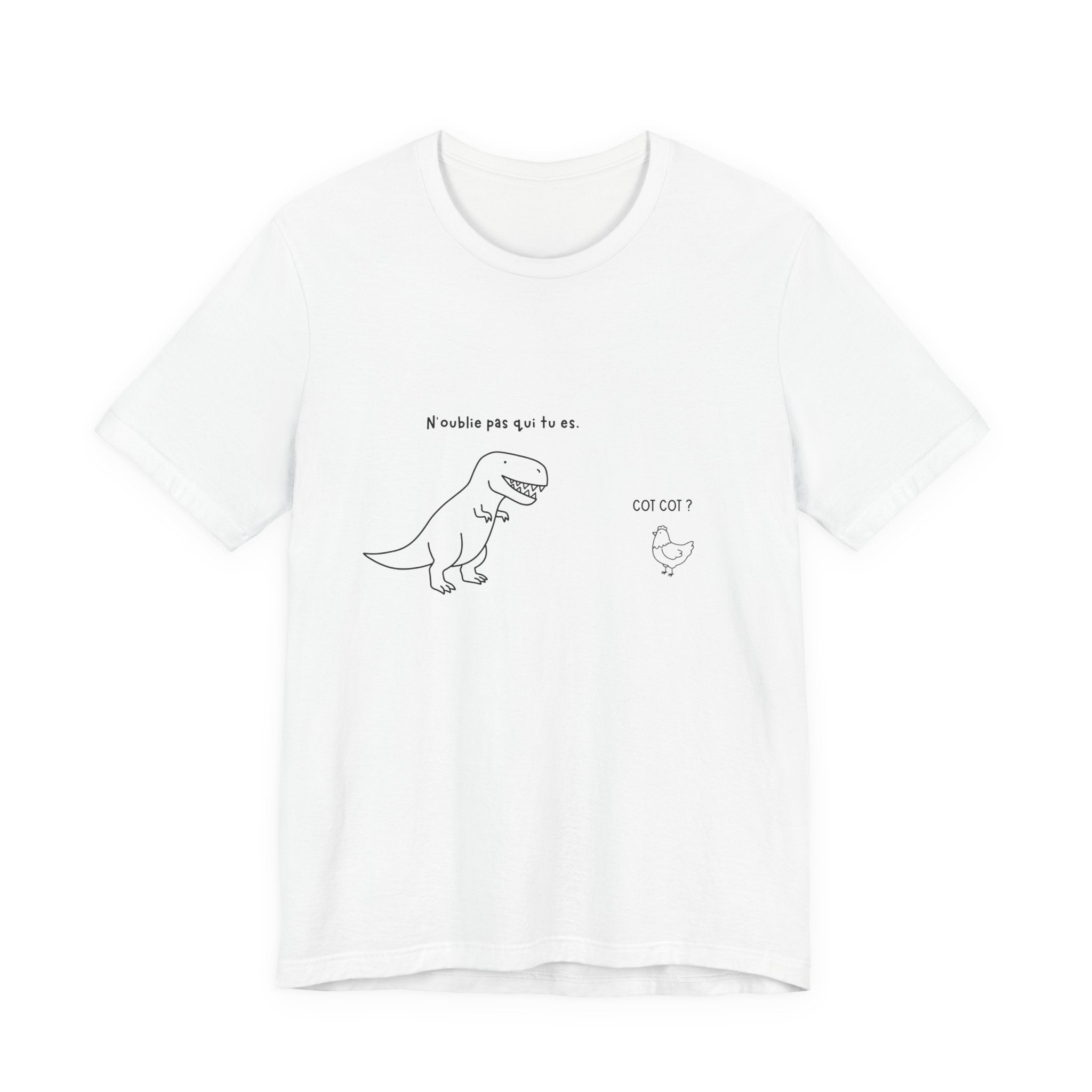T-shirt poule Blanc