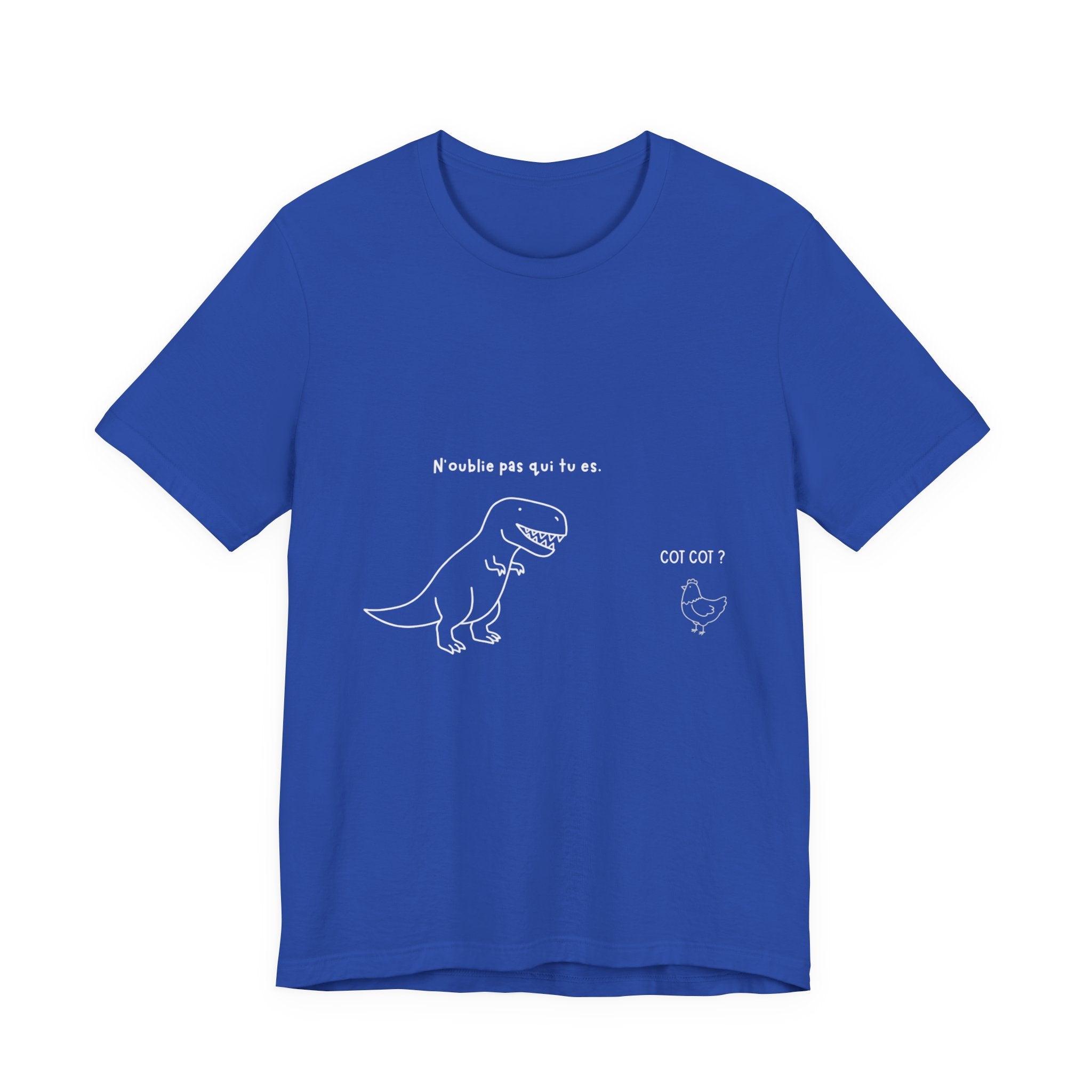 T-shirt poule Bleu