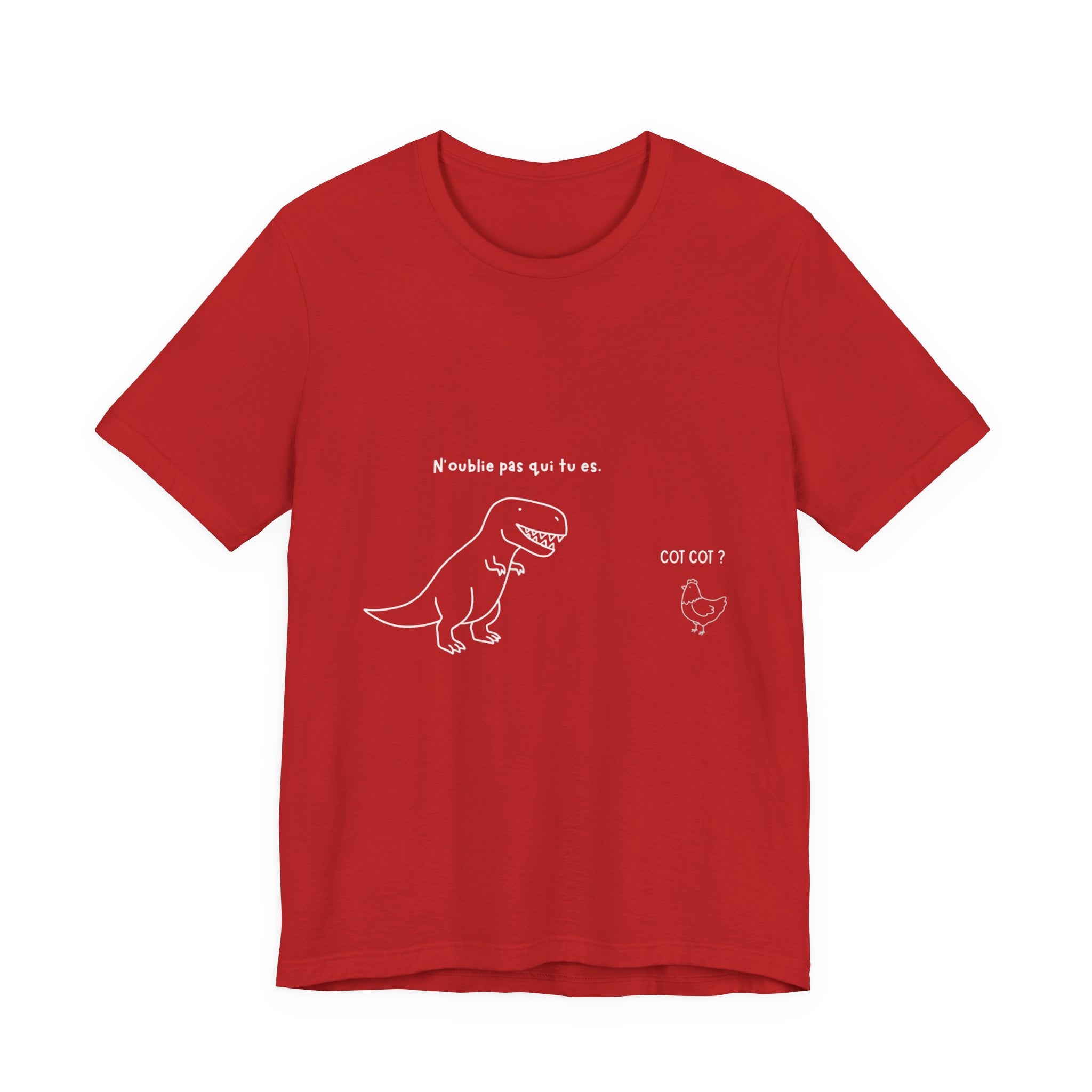 T-shirt poule Rouge