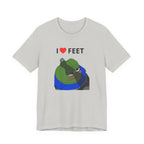 T-shirt feet